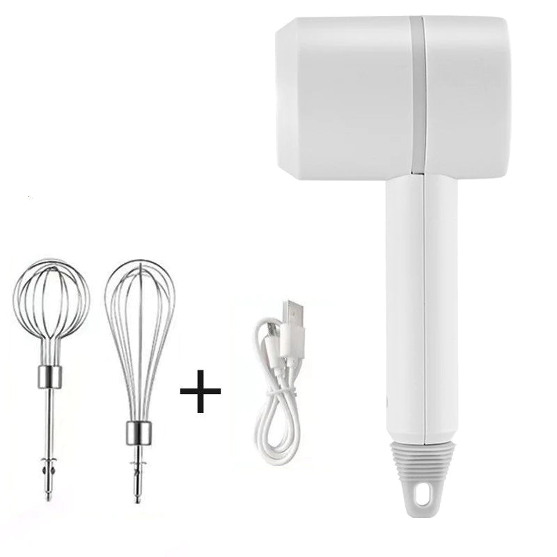 New Rechargeable Wireless Egg Beater Electric Home Mini Handheld Baking Tool