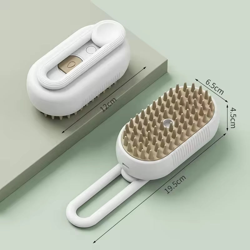 3-in-1 Electric Pet Brush – Hair Removal & Massage Tool