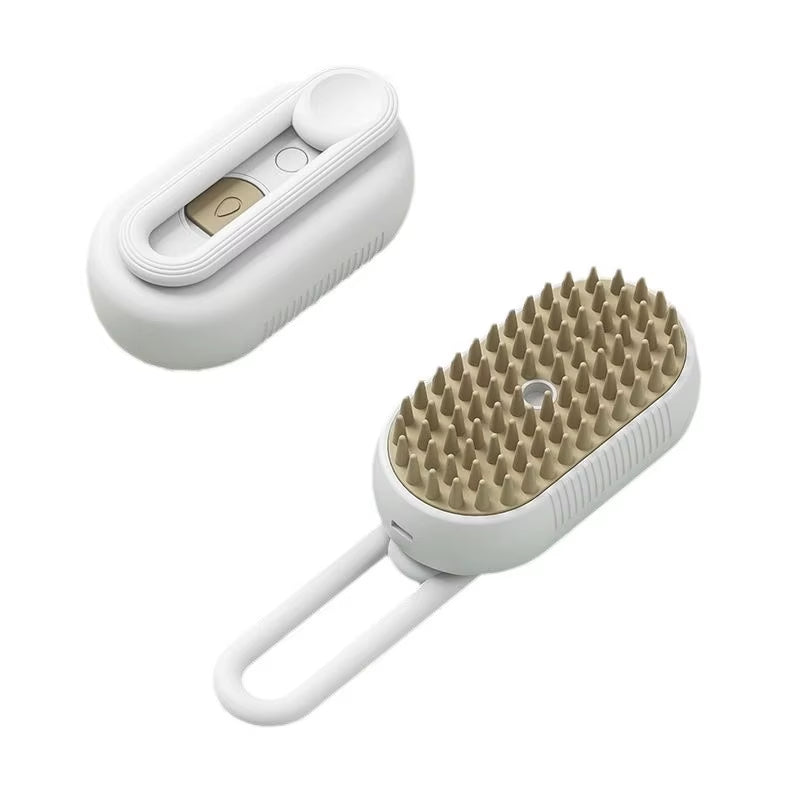 3-in-1 Electric Pet Brush – Hair Removal & Massage Tool