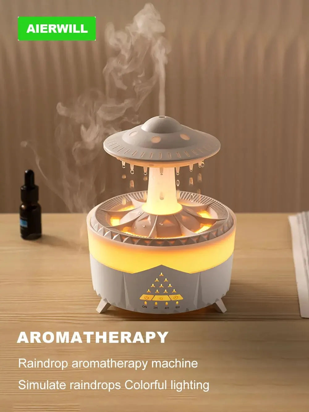 Ufo Air Humidifier Ultrasonic Aromatherapy Diffusers Mist Maker Fragrance Essential Oil Aroma Difusor Remote Control