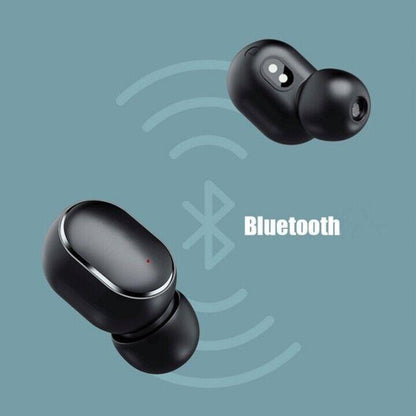 Airdots Wireless Bluetooth Earbuds, Mini Size & LED Battery Level Display, Noise Cancellation Earbuds, Durable & Portable Audio Headphone for IOS & Android