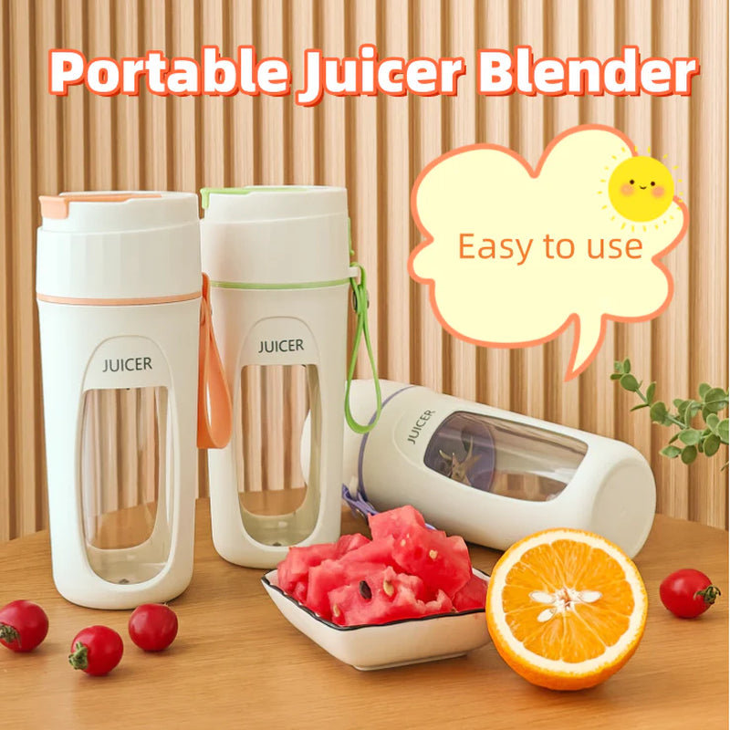 Portable Blender Electric USB Charging Outdoor Automatic Juicer Cup Juice Maker Kitchen Supplies